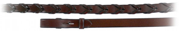 S/Cruz Laced Leather Reins SS Hk Stud%