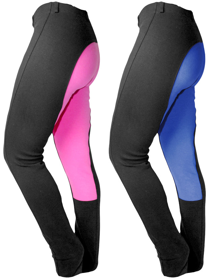 CA Ladies Two Tone Jods (10 Blk/Pink)%