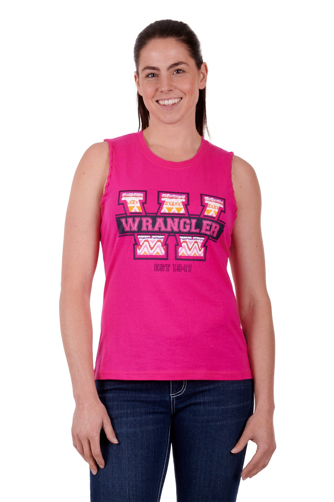 C-Wrangler Womens Cecilia Tank (Pink 14)%