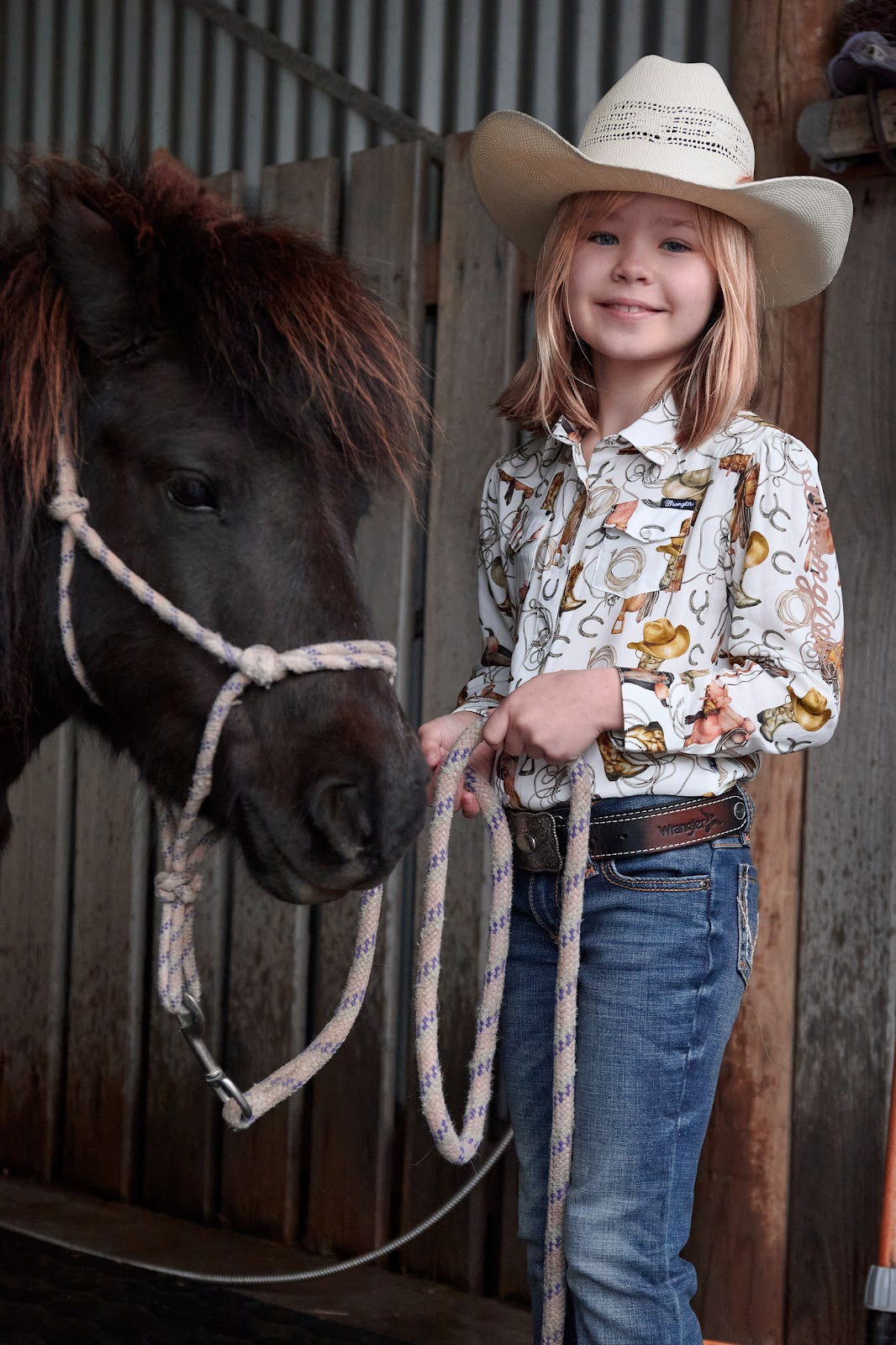 Wrangler Girls Marilyn Long Sleeve Shirt
