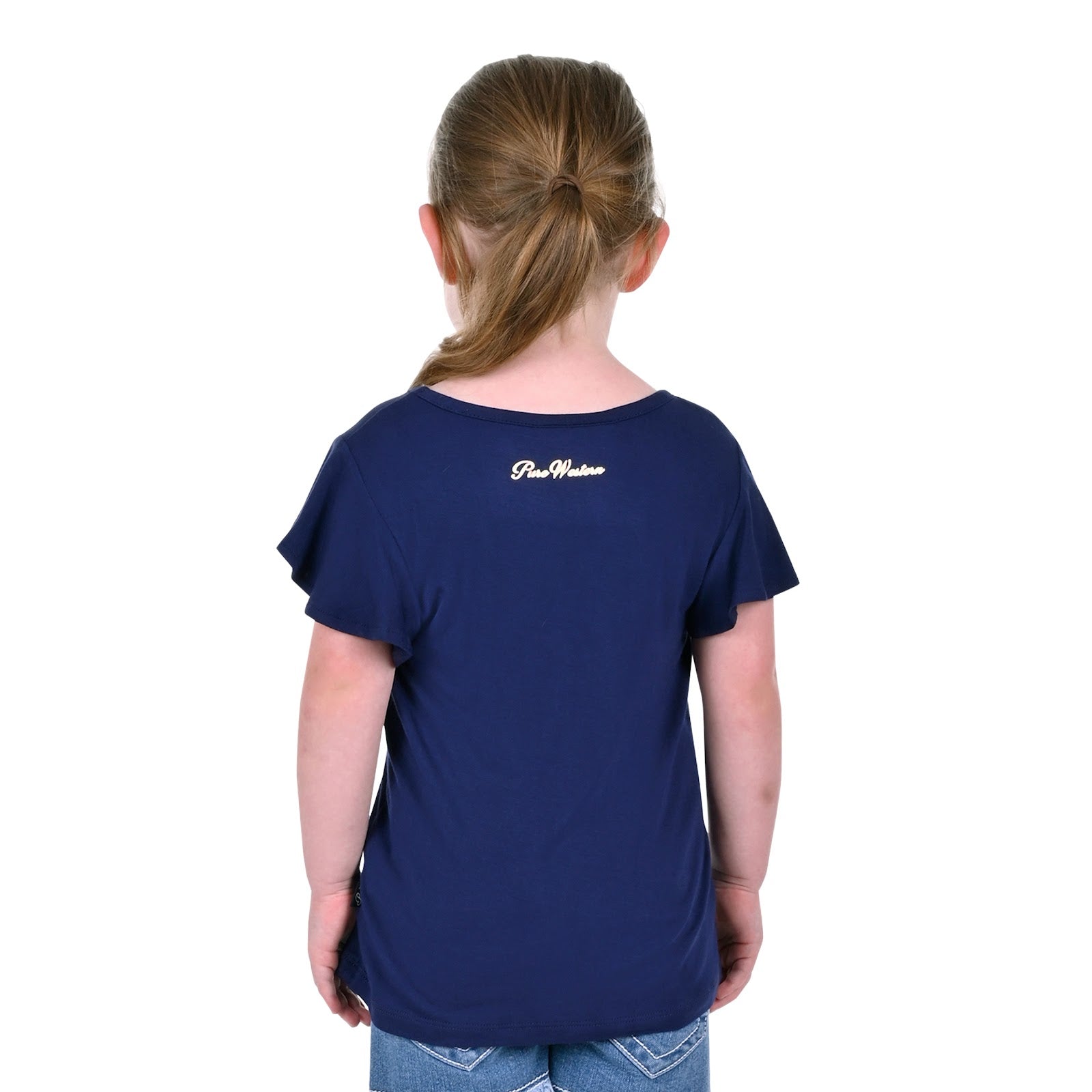 Pure Western Grl Dylan Short Sleeve Tee%