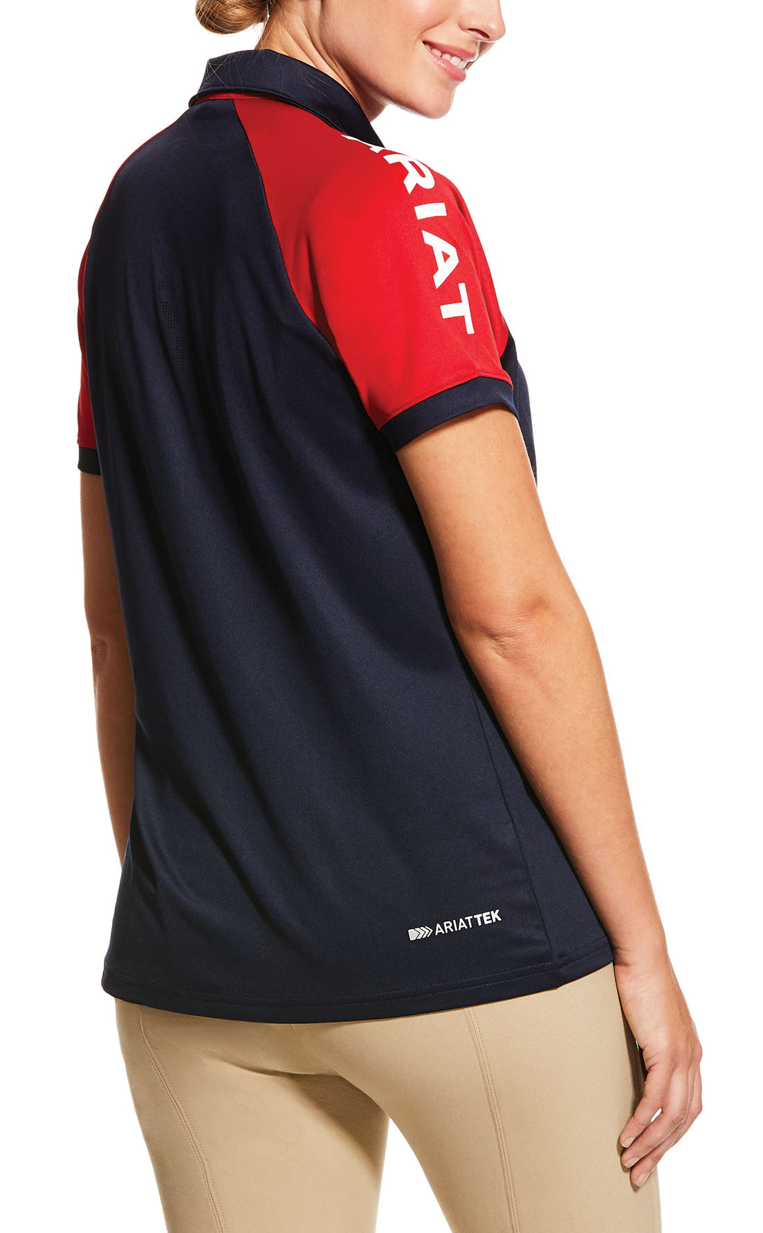 Ariat Wms Team 3.0 Polo % Navy / Large