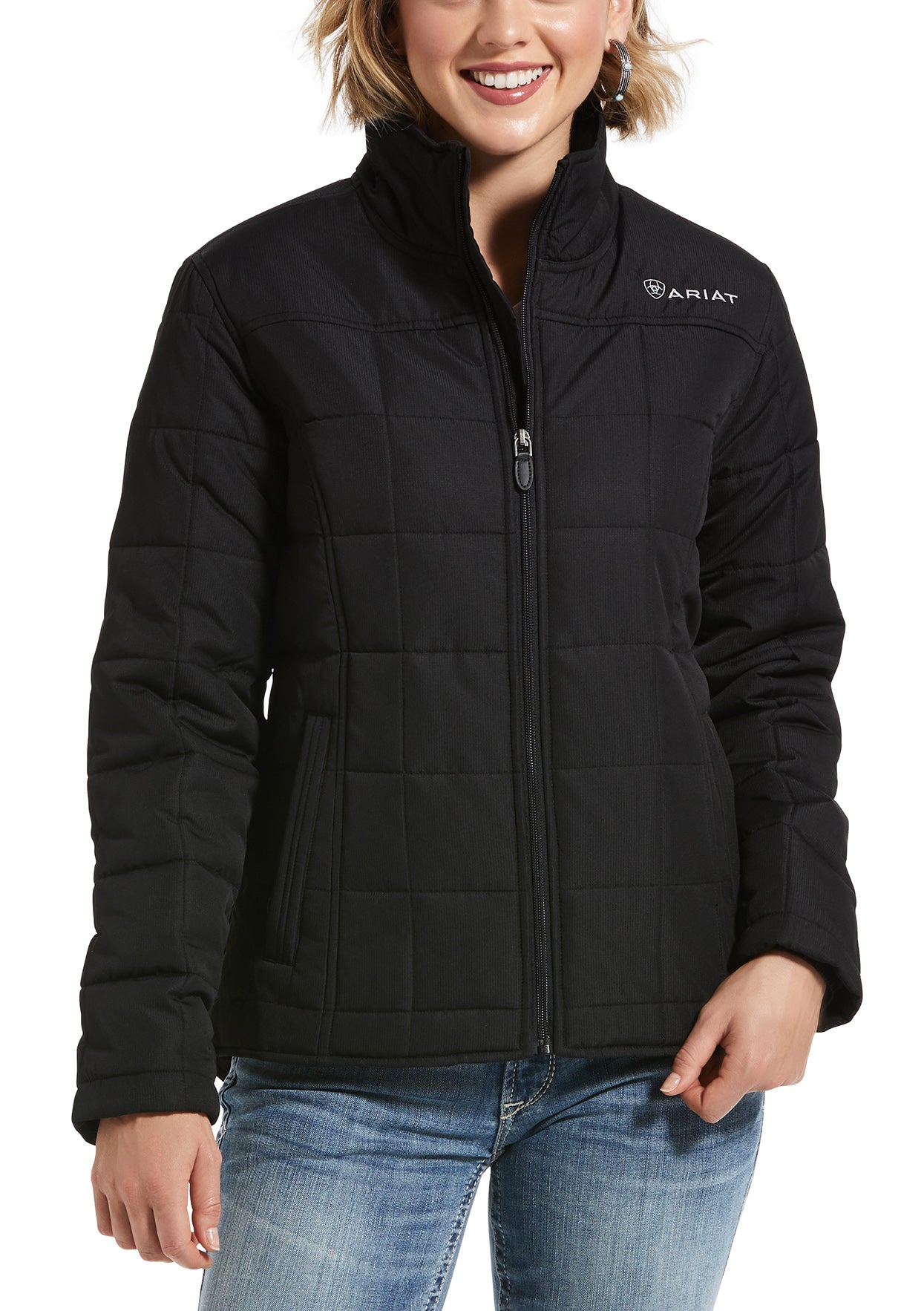 Ariat Womens Real Crius Jacket Black / Large