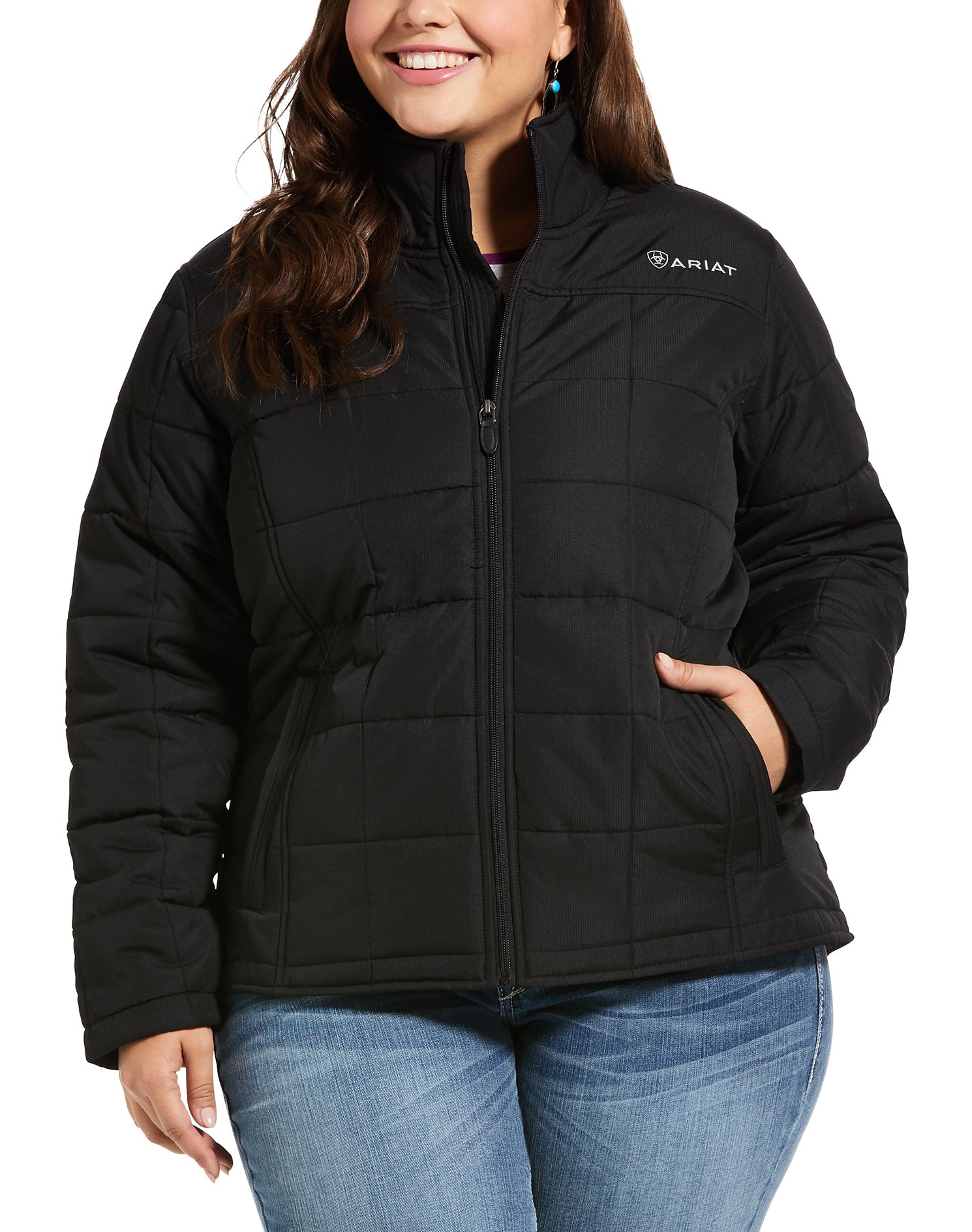 Ariat Womens Real Crius Jacket Black / Large