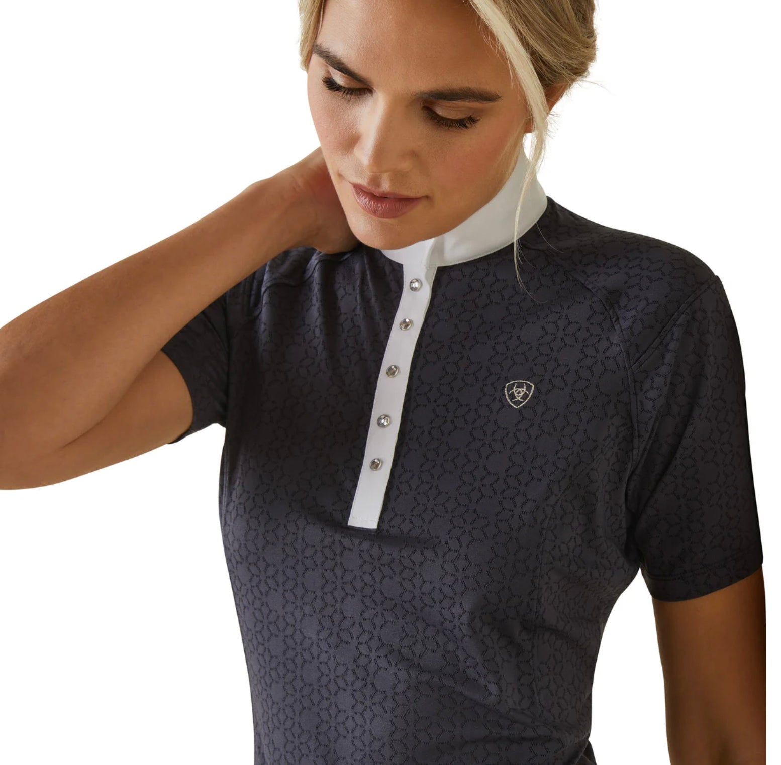 Ariat Wms Showstopper Show Shirt Aqua / Large