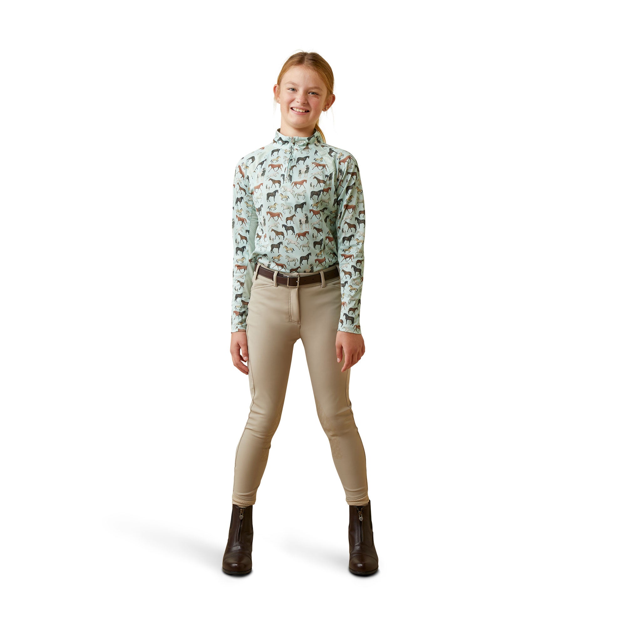 Ariat YTH Sunstopper 2.0 % Aqua / Large