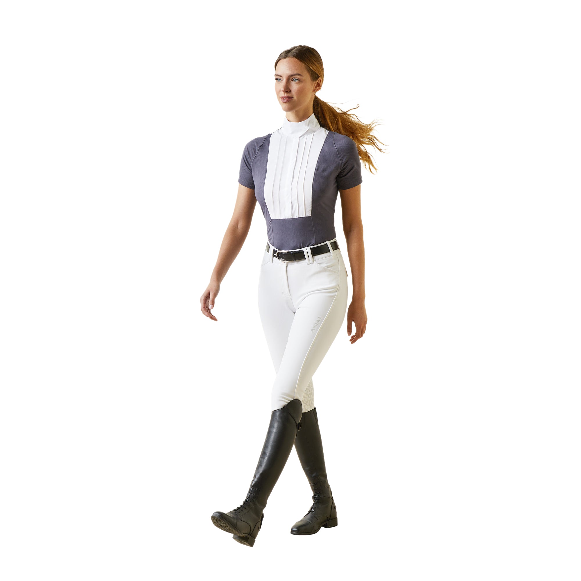 Ariat Wms Luxe SS Shirt White / Large