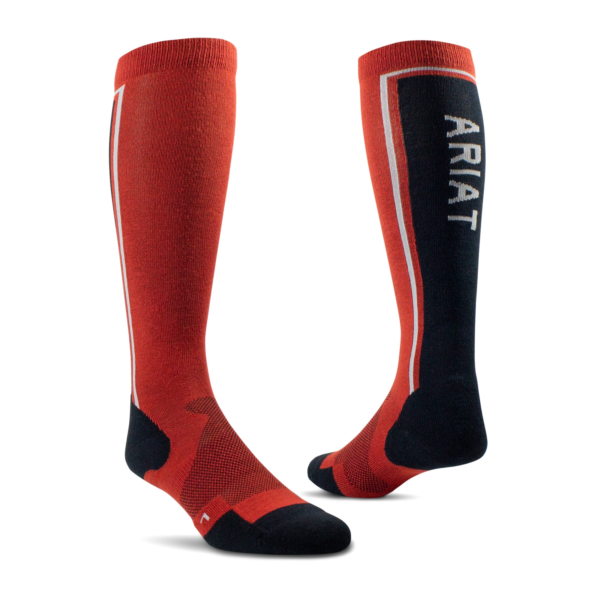 AriatTEK Winter Slimline Socks (Red/Blk)
