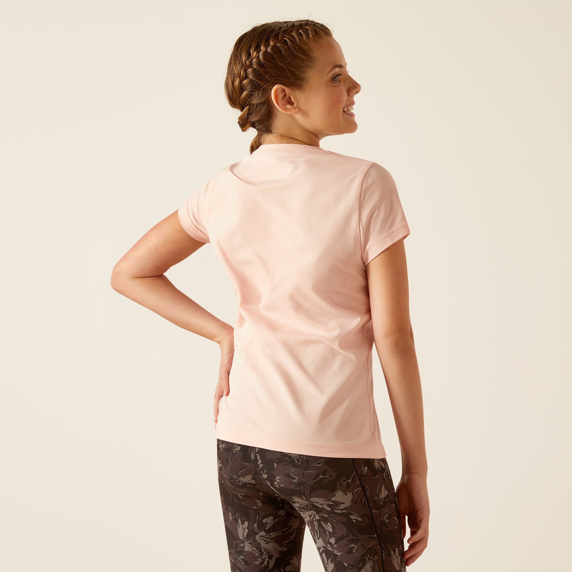 Ariat YTH Roller Pony T-Shirt % Rose / Large