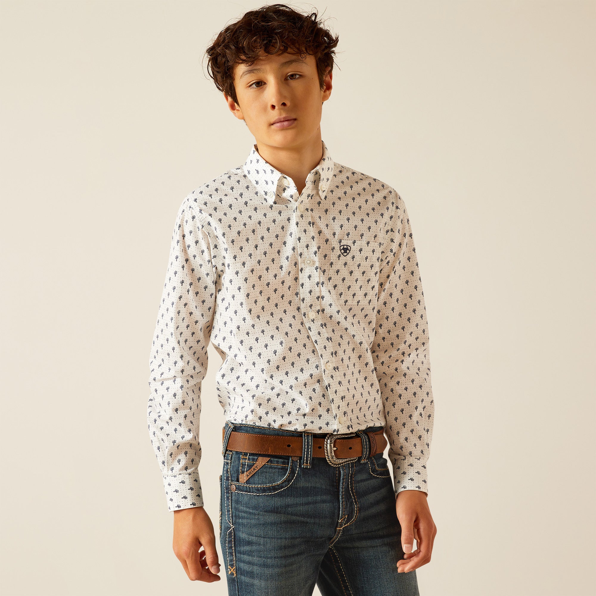Ariat BYS Parker Shirt % White / Large