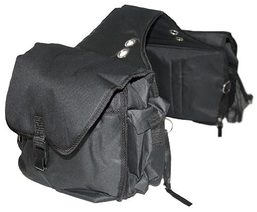 Oxford Saddle Bag (Black)%