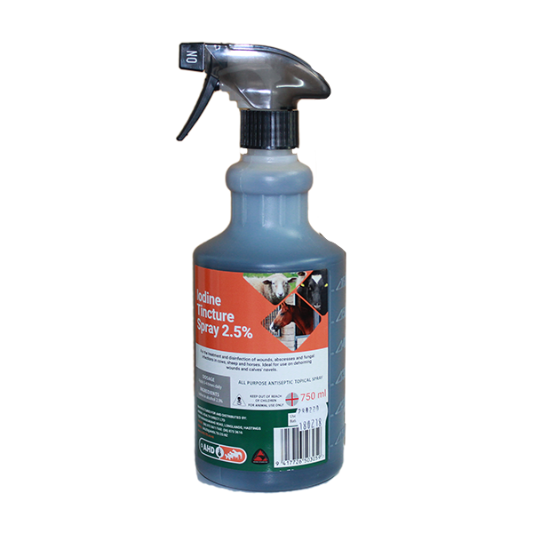 AHD Iodine Tincture Spray 2.5% One / 1l