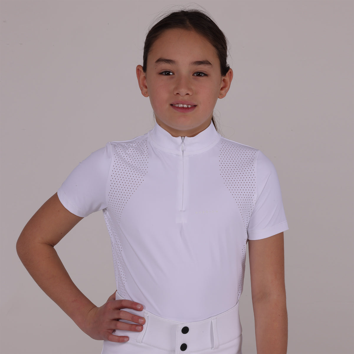 Aubrion Optima QX Show Shirt - Young Rider