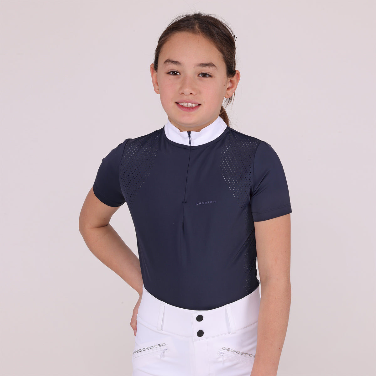 Aubrion Optima QX Show Shirt - Young Rider