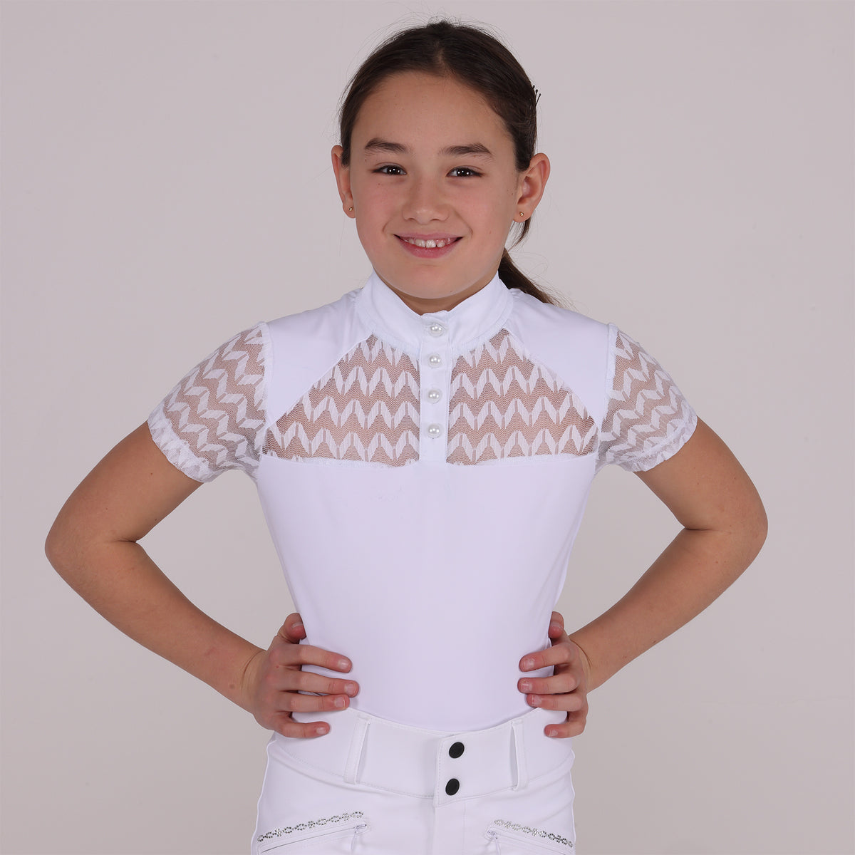 Aubrion Optima VX Show Shirt - Young Rider