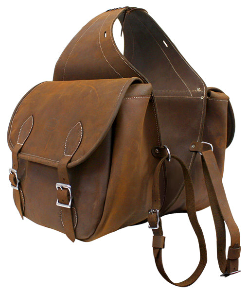 Origin Leather Saddle Bag (Brown)