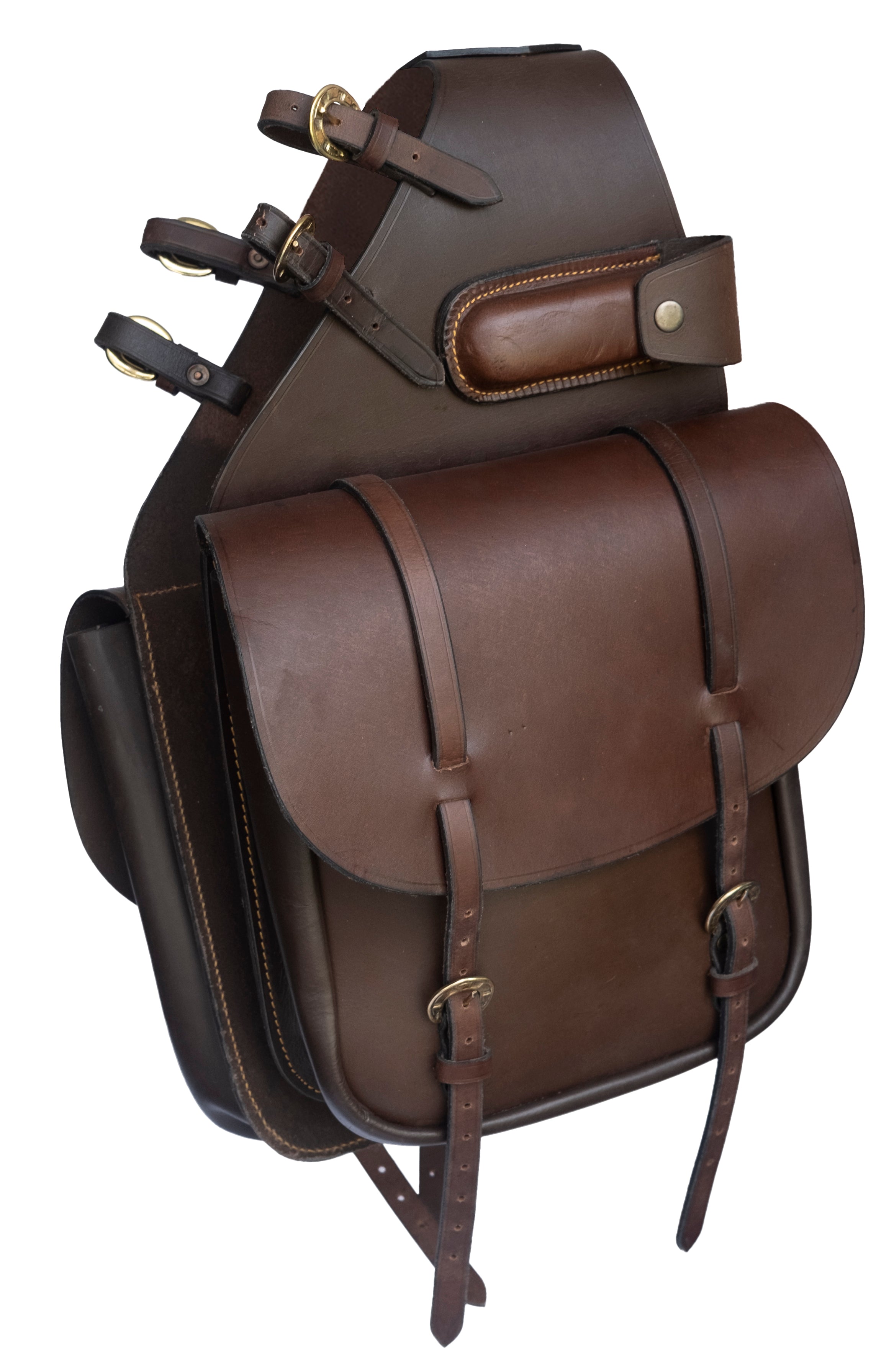Origin Leather Saddle Bag with Straps