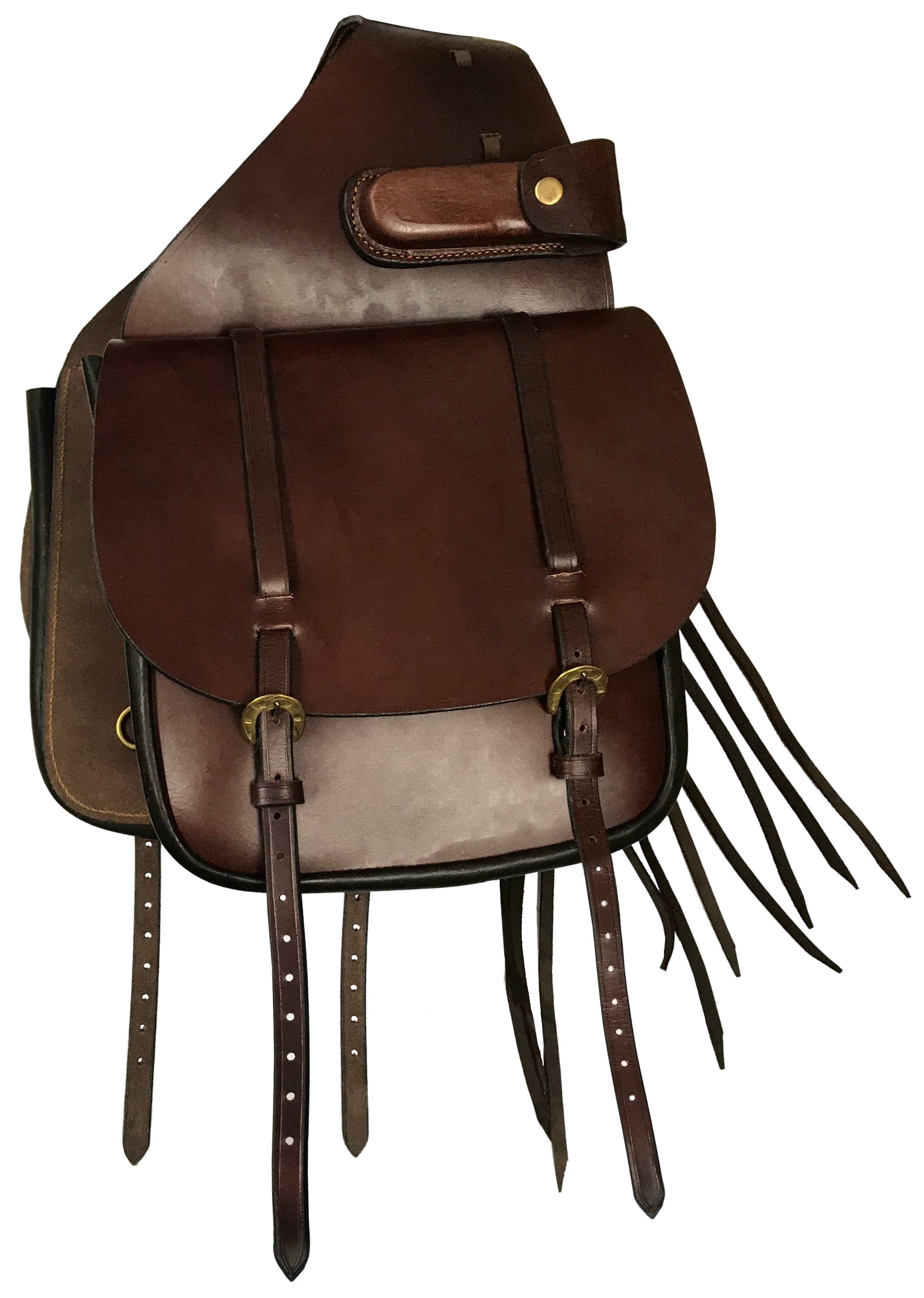 Origin Leather Saddle Bag with Tassels