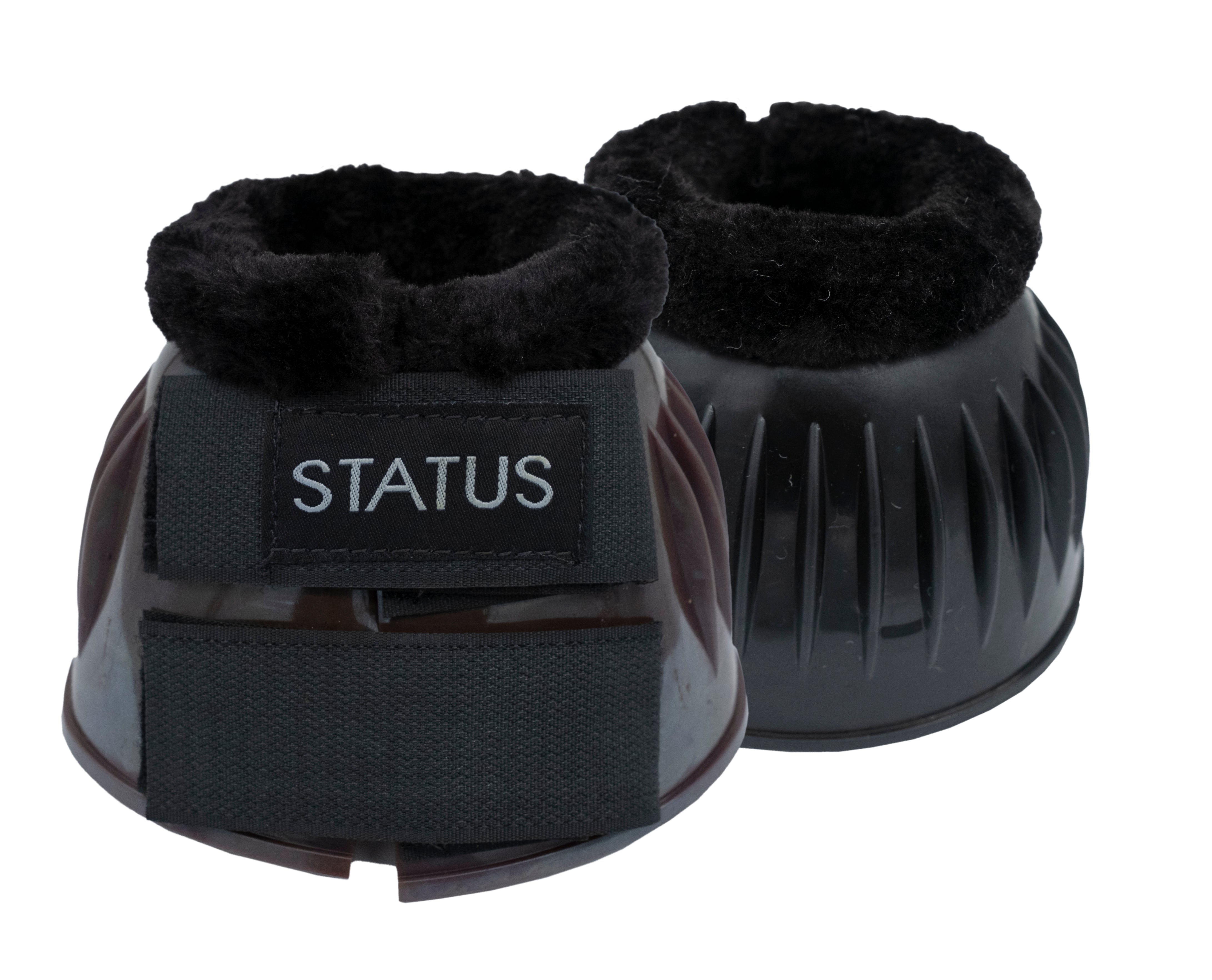 Status Bell Boots w/Fleece Top Brown / X Large