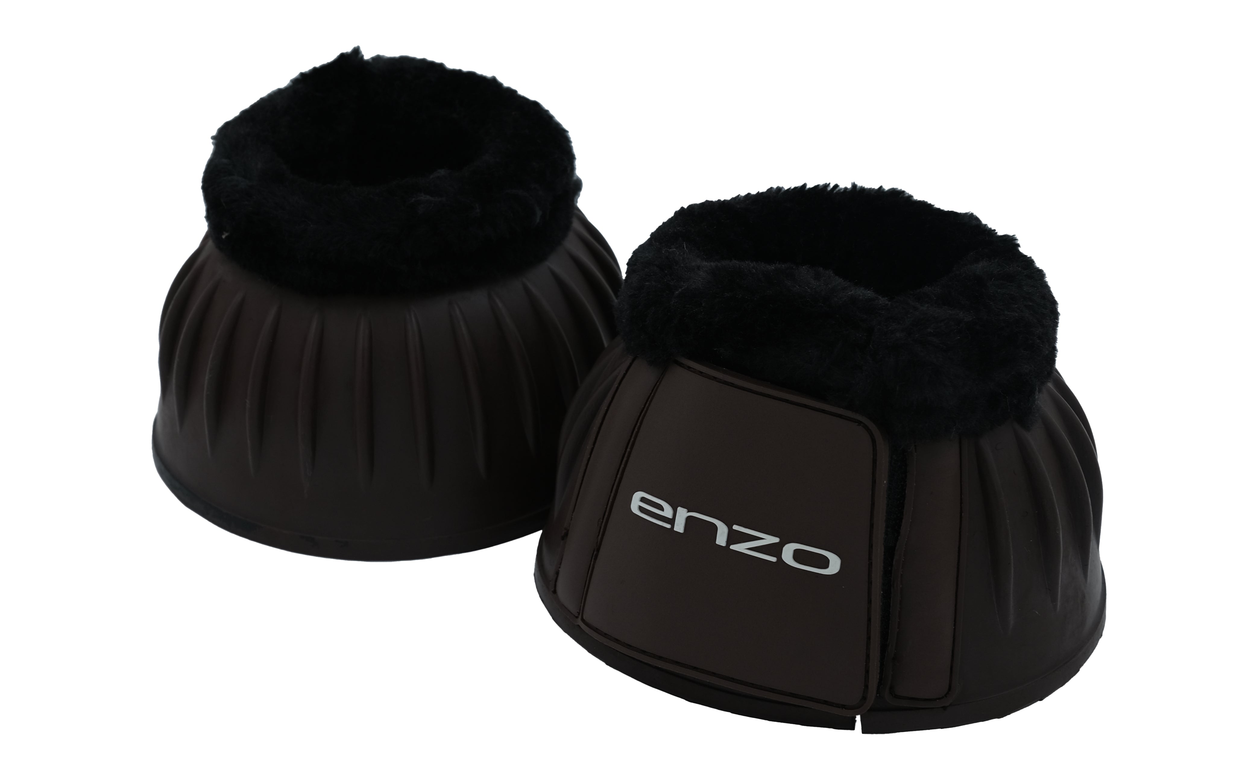 Enzo PVC Bell Boot w/Fleece Top Black / Large
