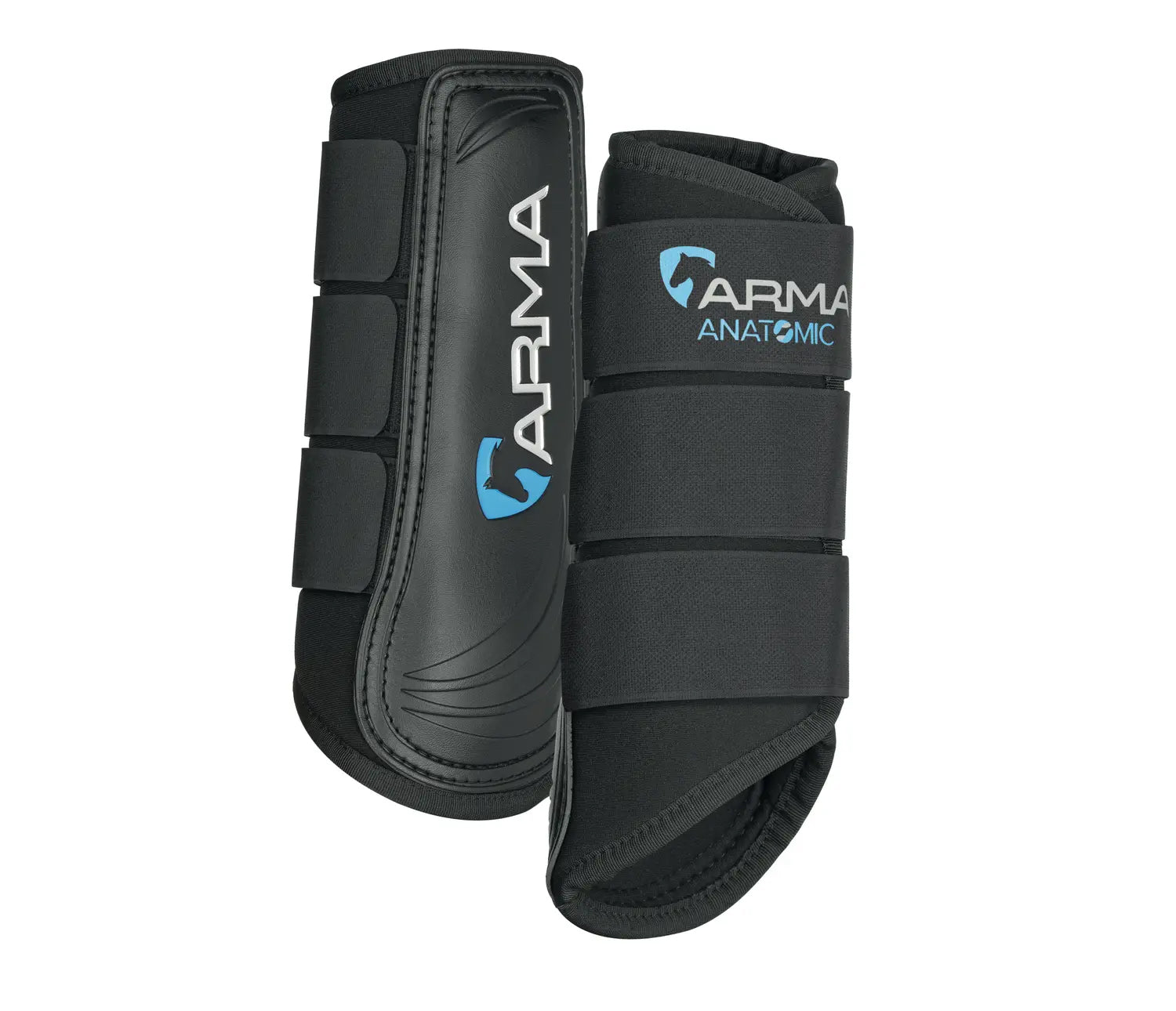 Shires Neoprene Brushing Boots Black / Full