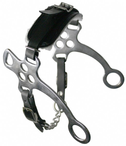 Hackamore Bit W/Wool Padding Tan / All