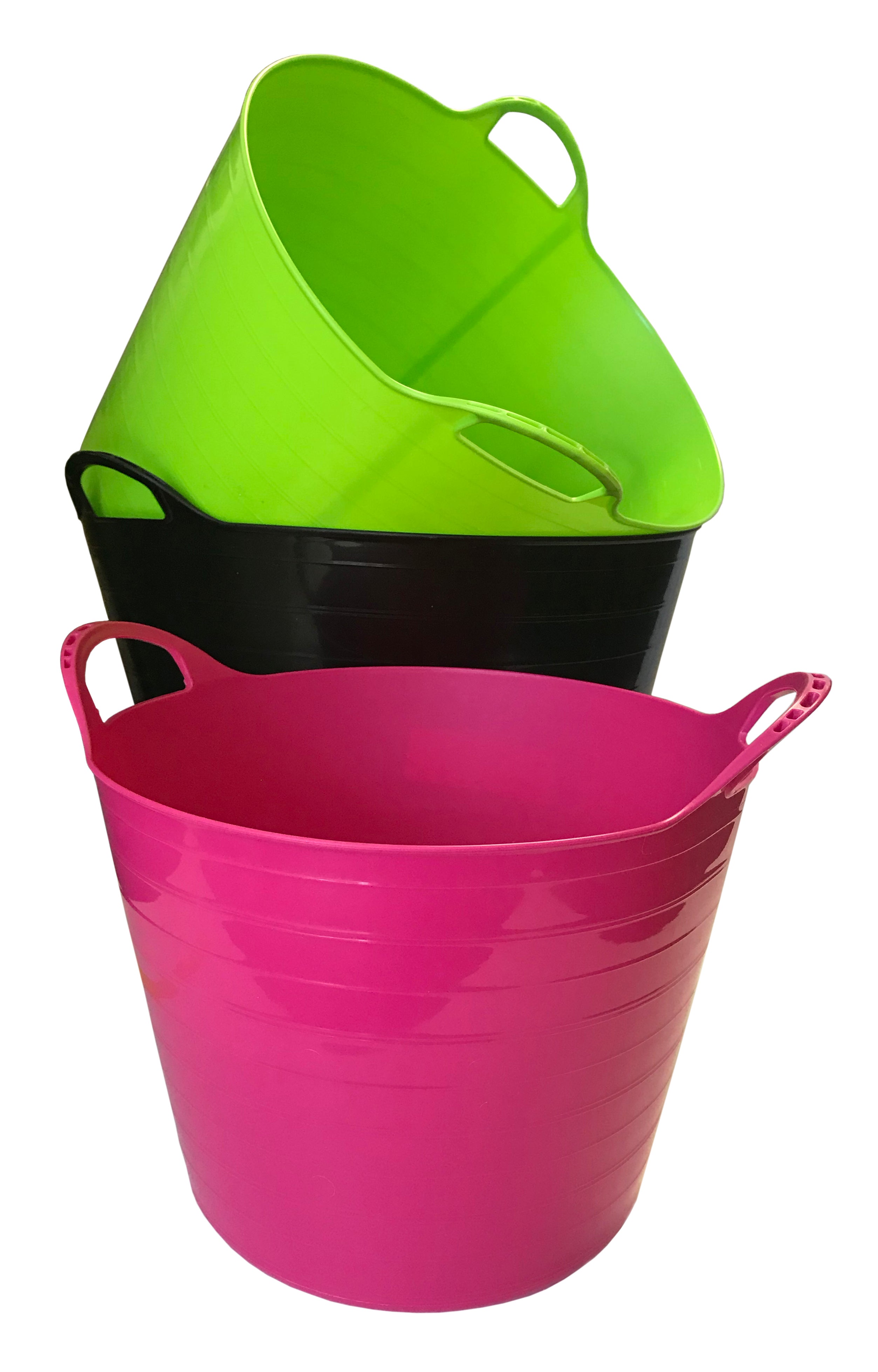 Round Flexi Tub Black / 42L