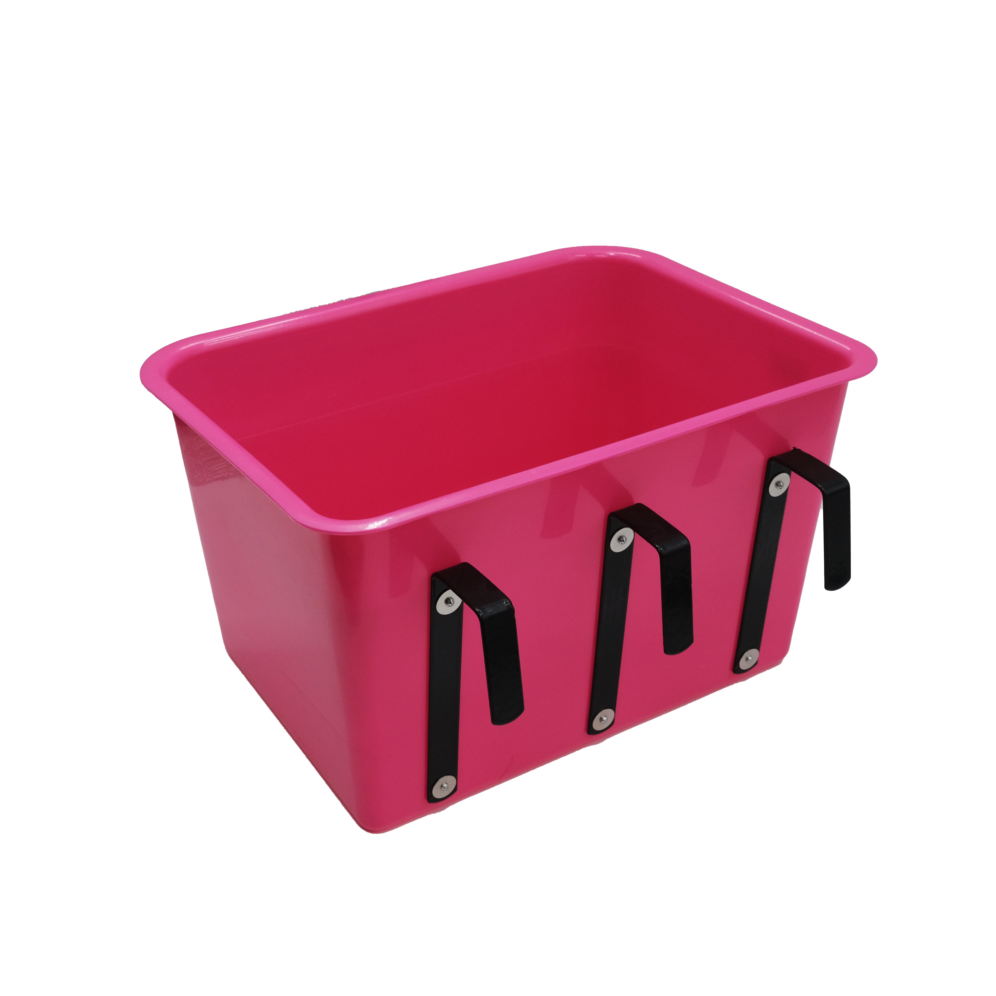 O/Fence Feed Bin w/3 brackets Blue / All