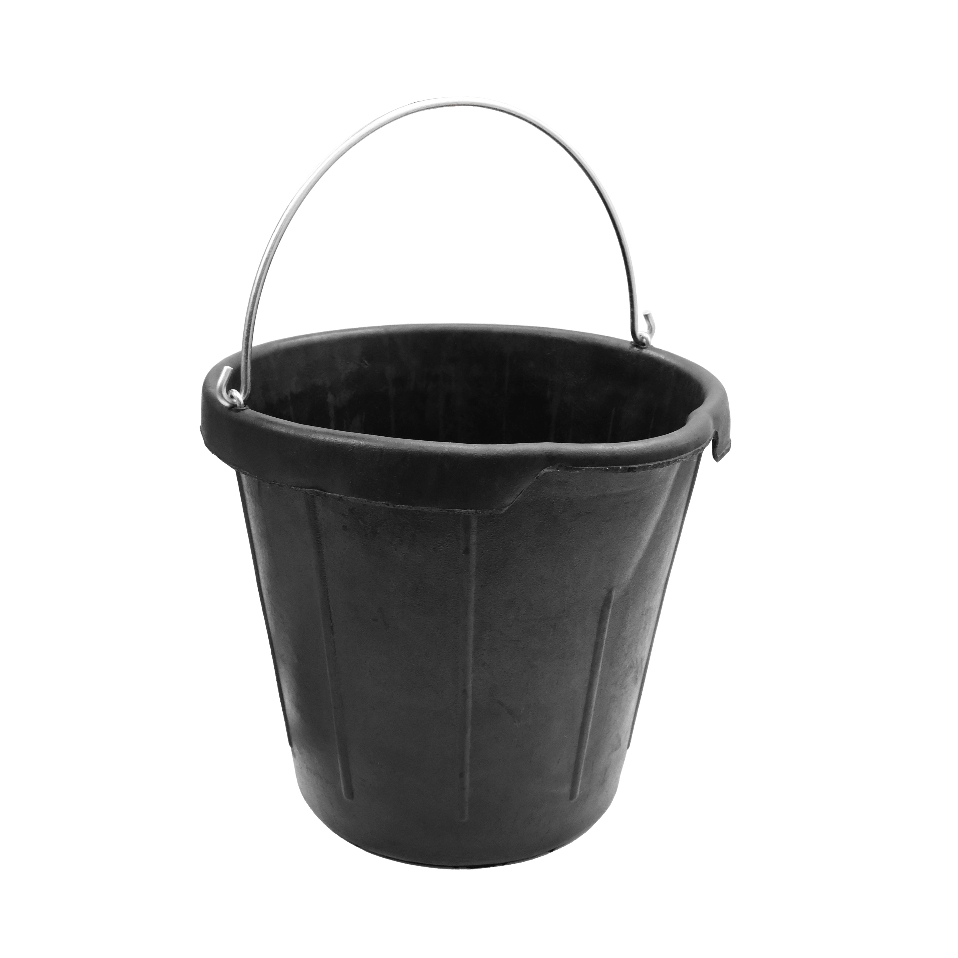 Rubber Bucket w/Metal Handle One / 12L