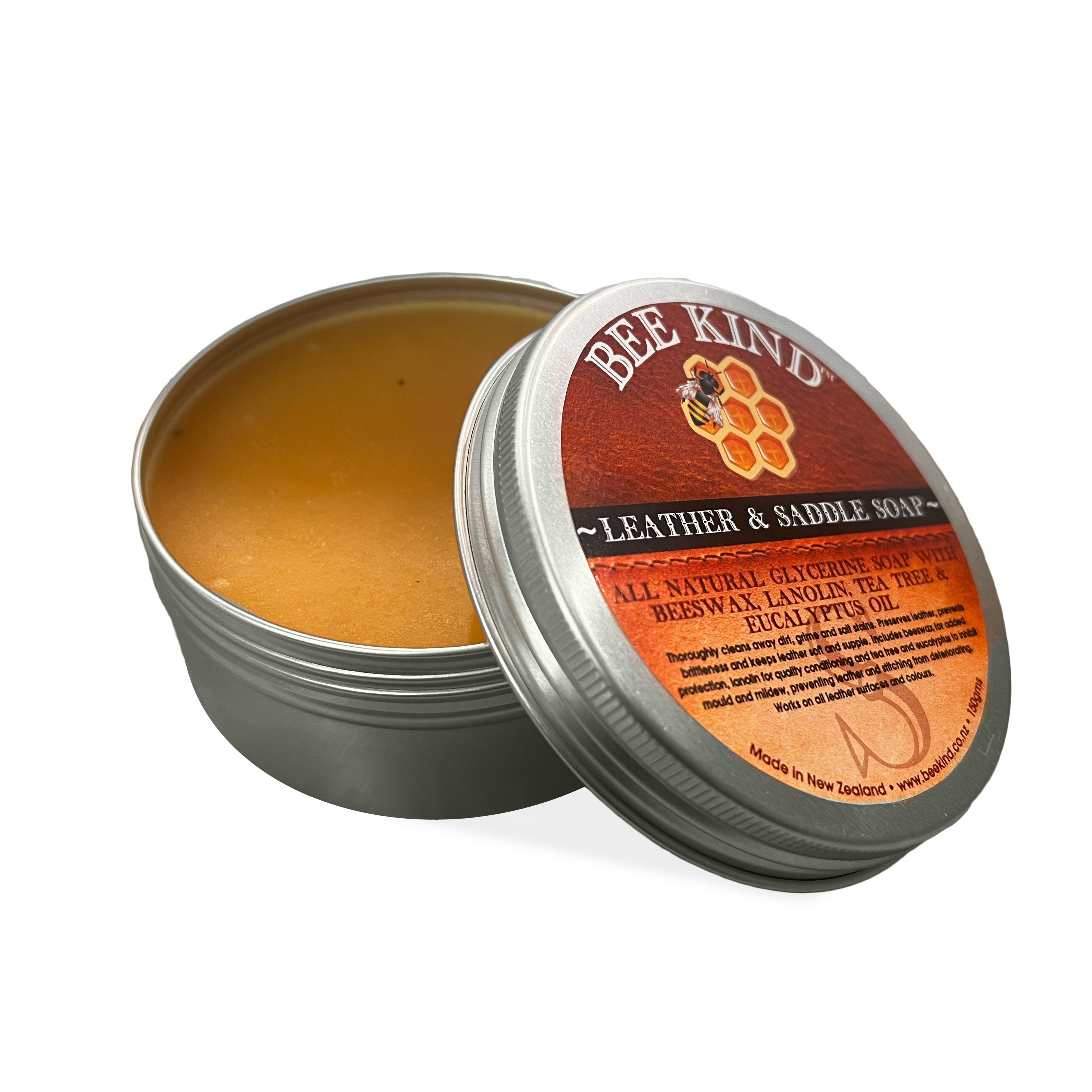 Bee Kind Leather & Saddle Soap (150g)