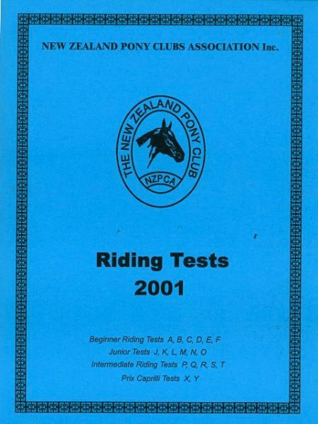 Dressage Test Book -  Riding%