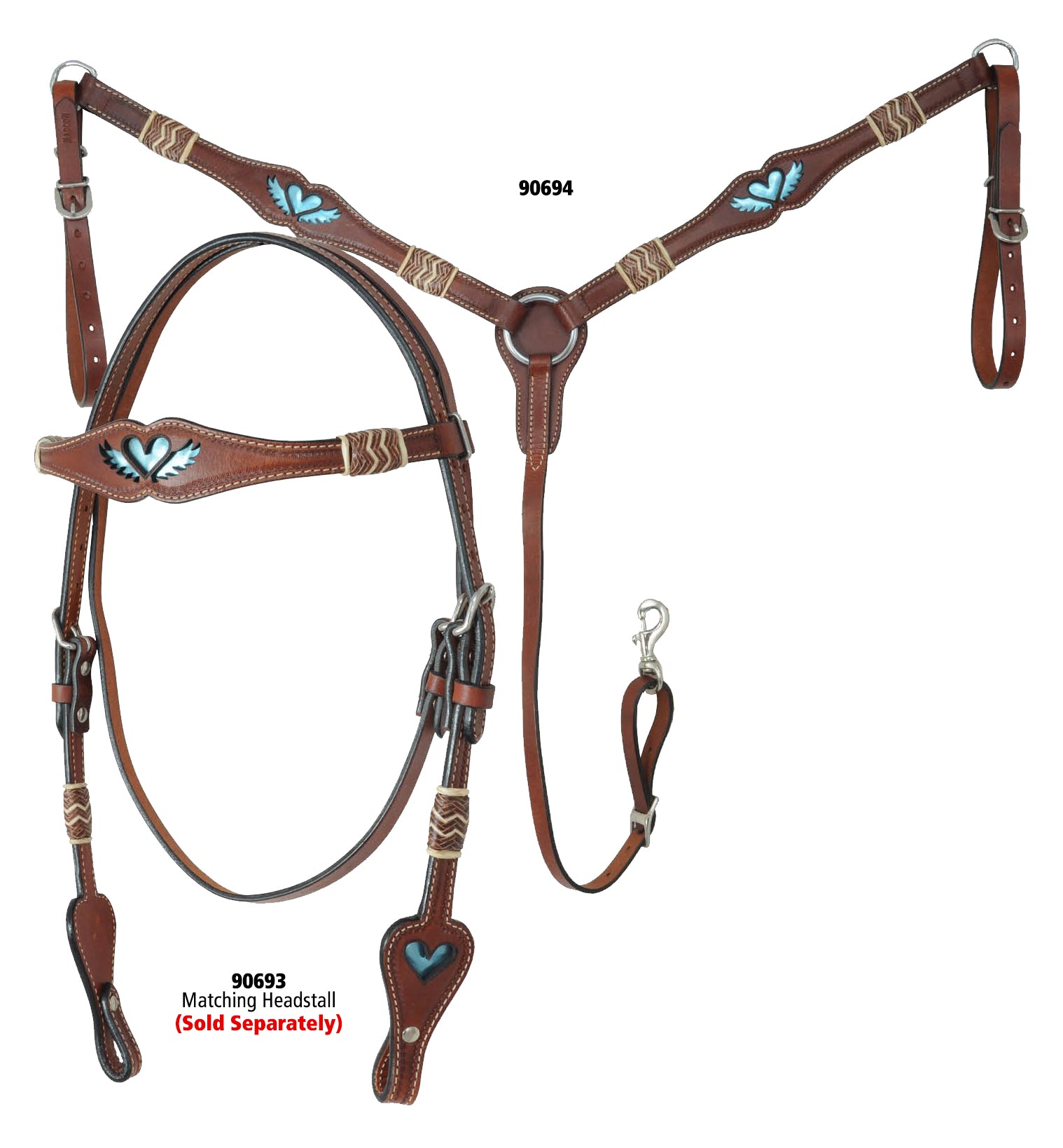 Origin Breast Collar 90694-02(Chestnut)%
