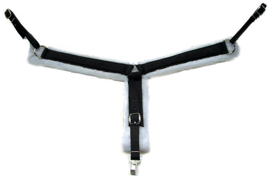 Western Fleece Breastplate Black / All