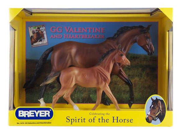 Breyer TR GG Valentine & Heartbreaker%