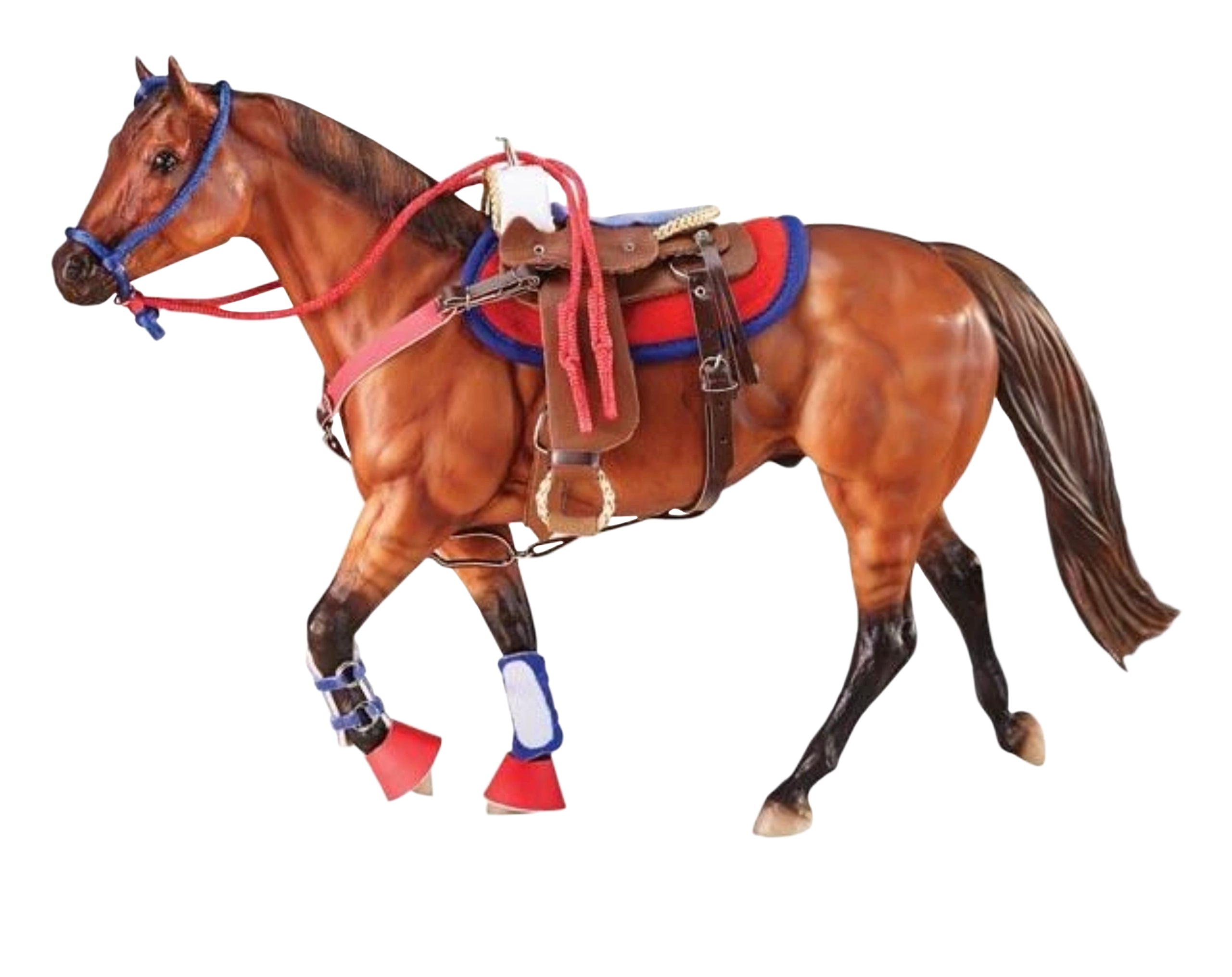 Breyer TR Western Riding Set Hot Colors%
