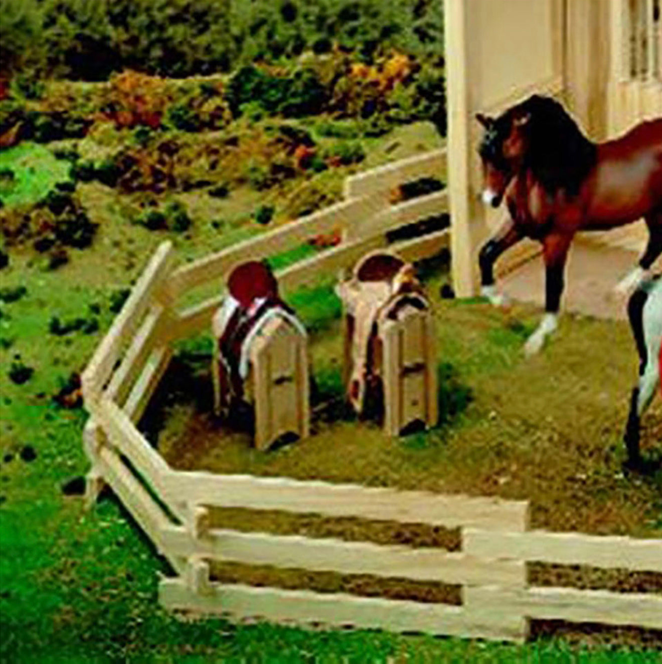 Breyer TR Toy Wood Saddle Stand%
