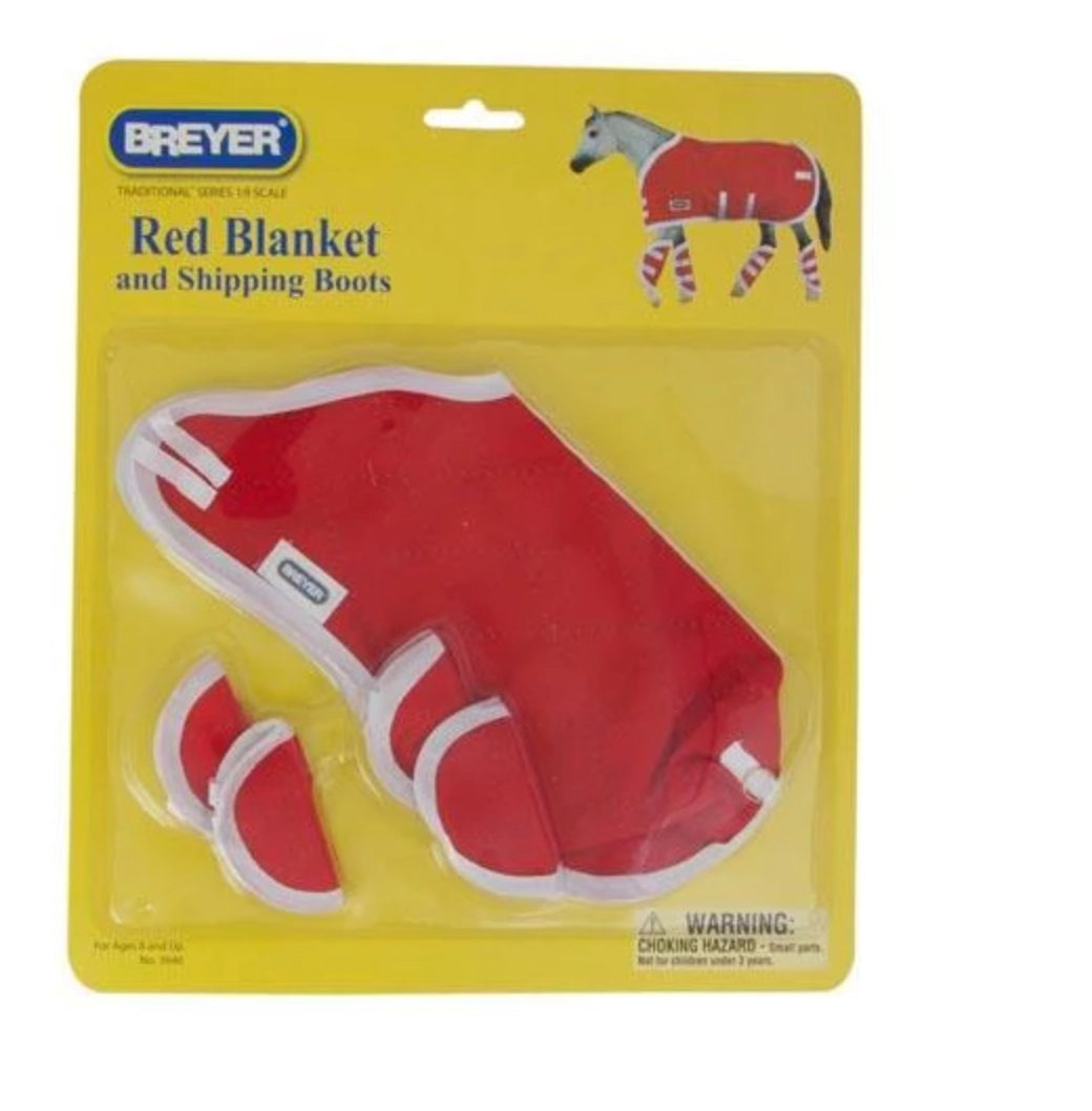Breyer TR Blanket&Shipping Boots Red%