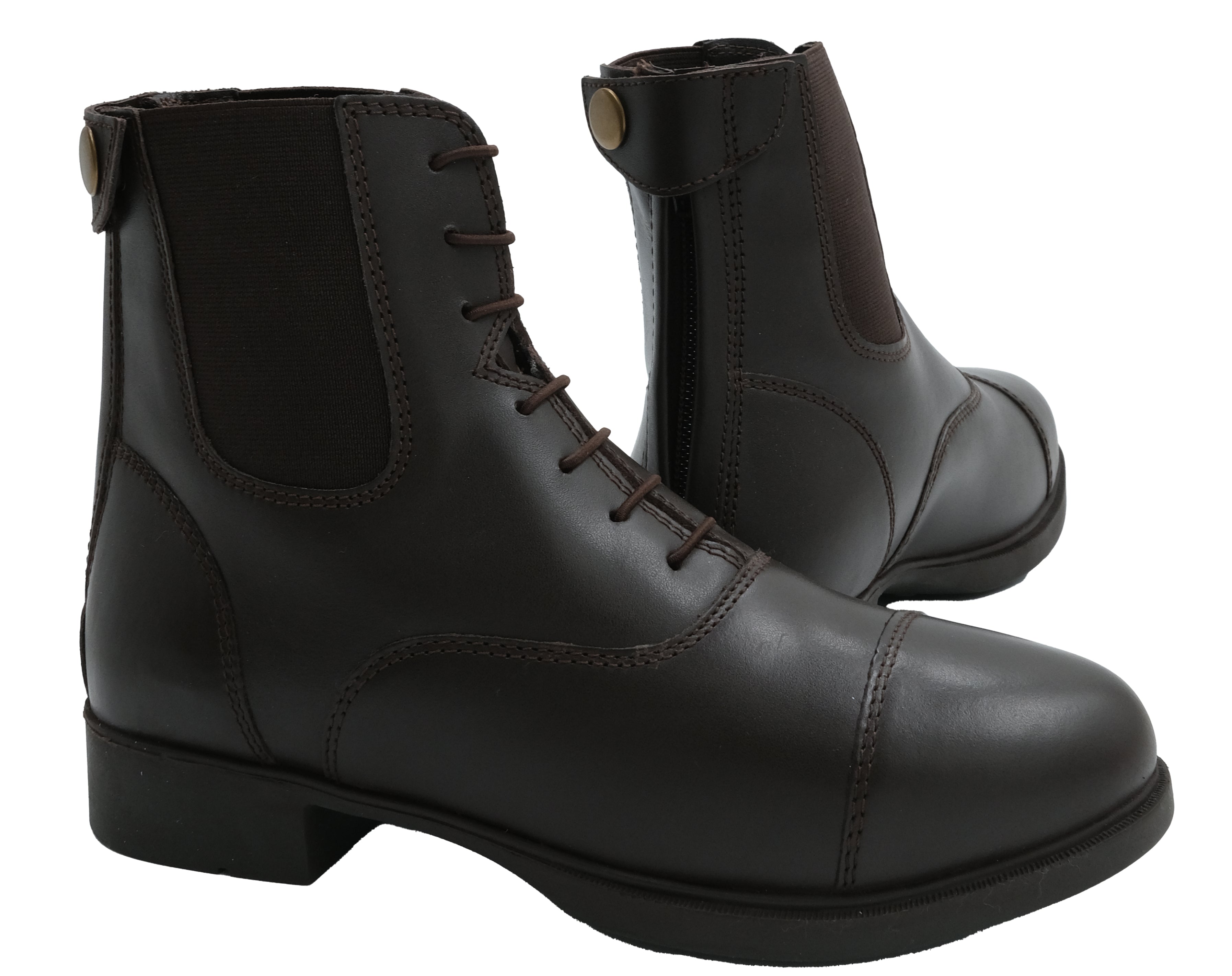 CA Oslo Lthr Lace Up Pdk Boot Brown / 35