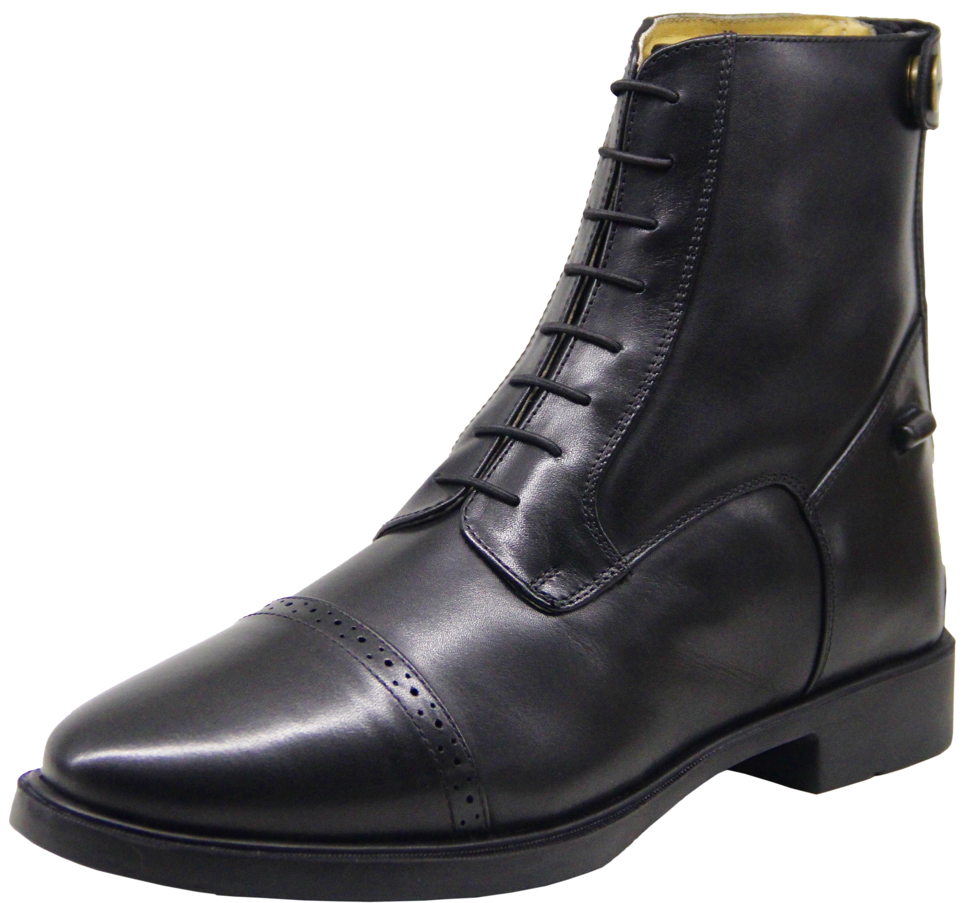CA Platinum Leather Lace Boot Black / 35