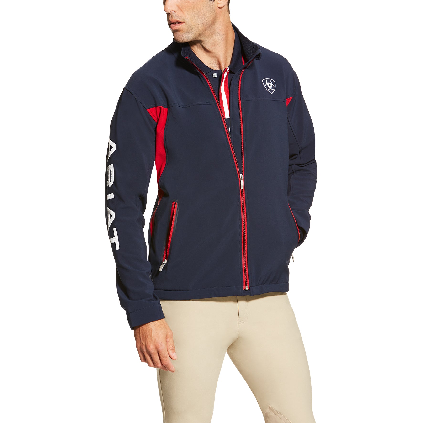 C-Ariat Mens Team Softshell (XXL Nvy)