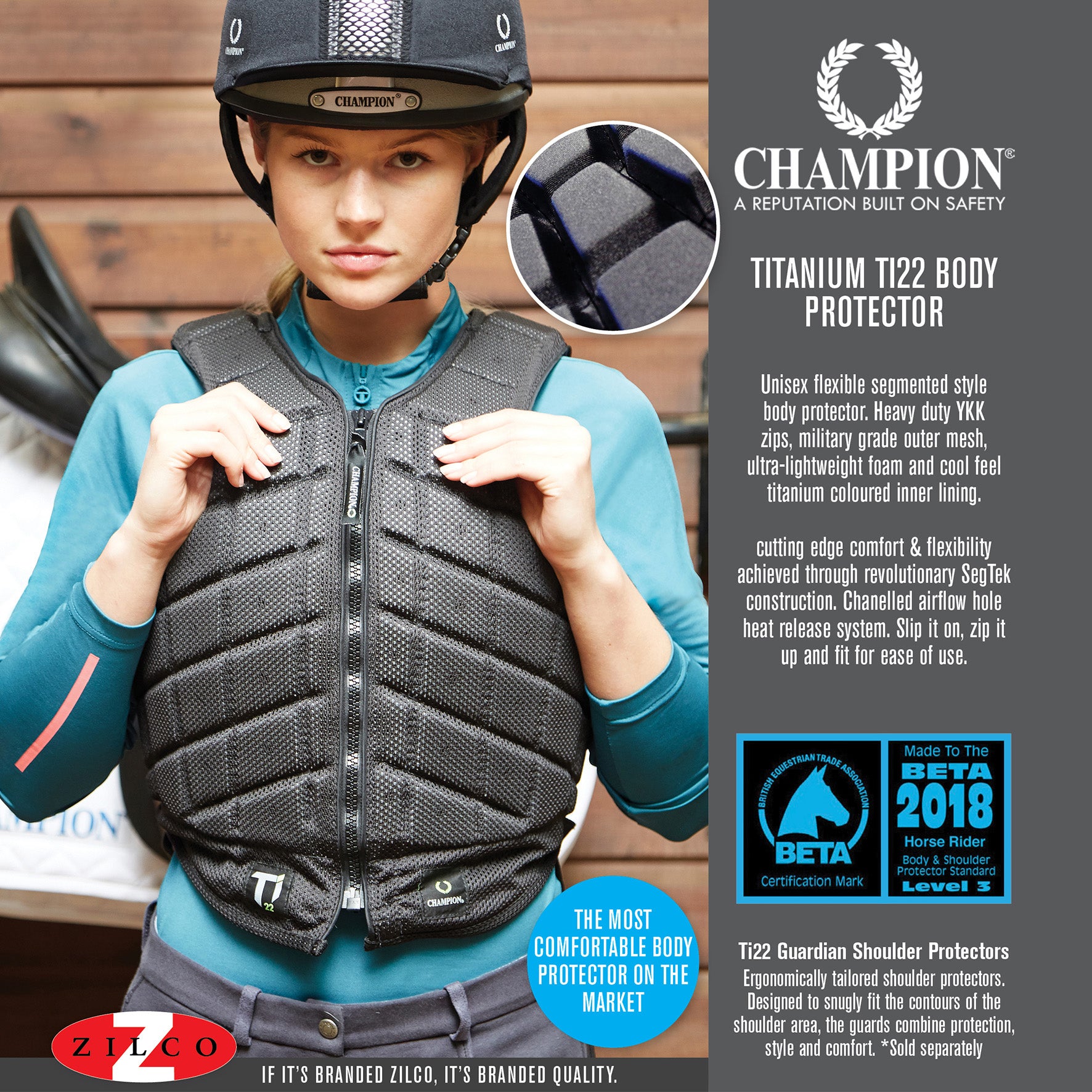C-Champion Ti22 Adults (Sml Gry)