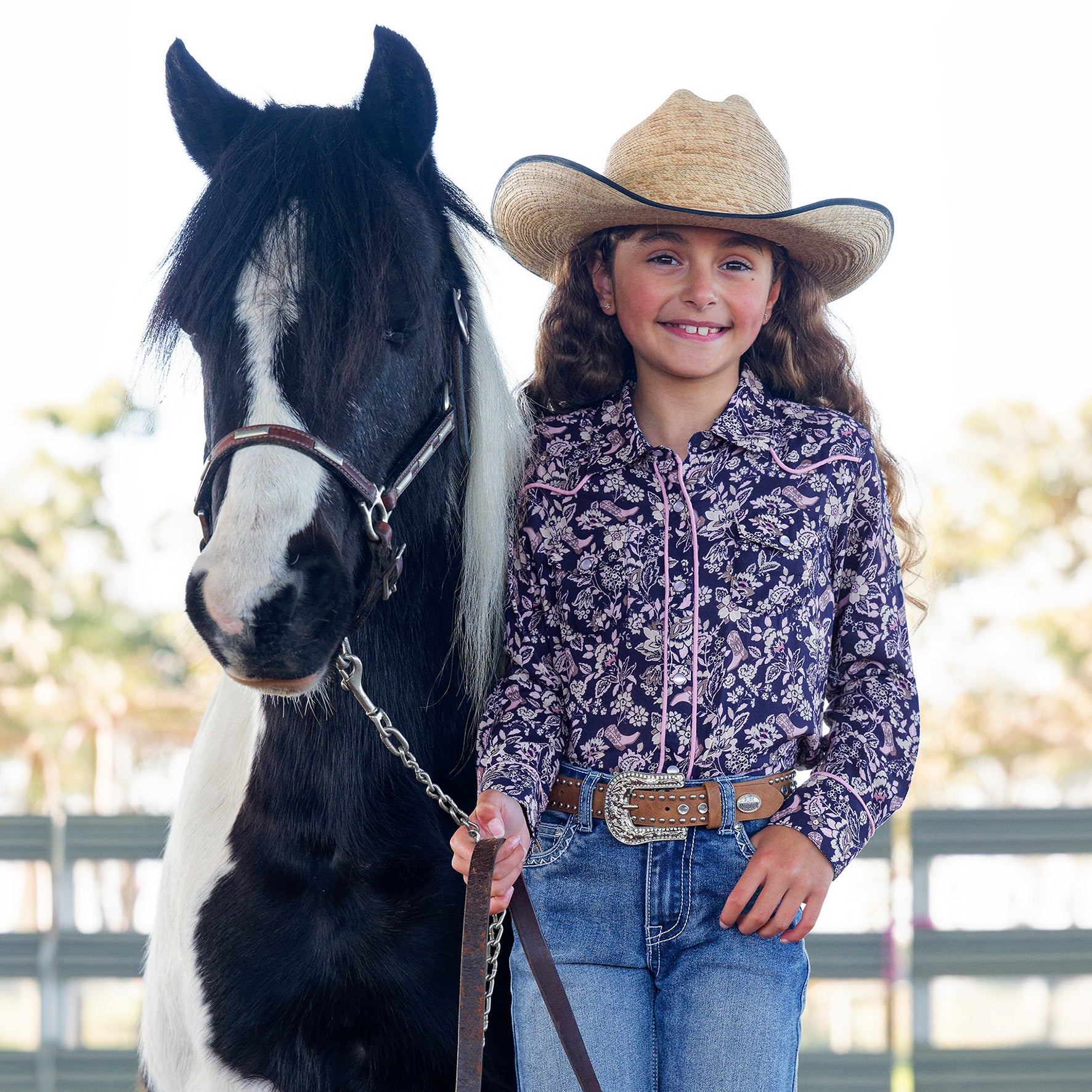 C-Pure Western Girls Hannah Long Sleeve Shirt (8)