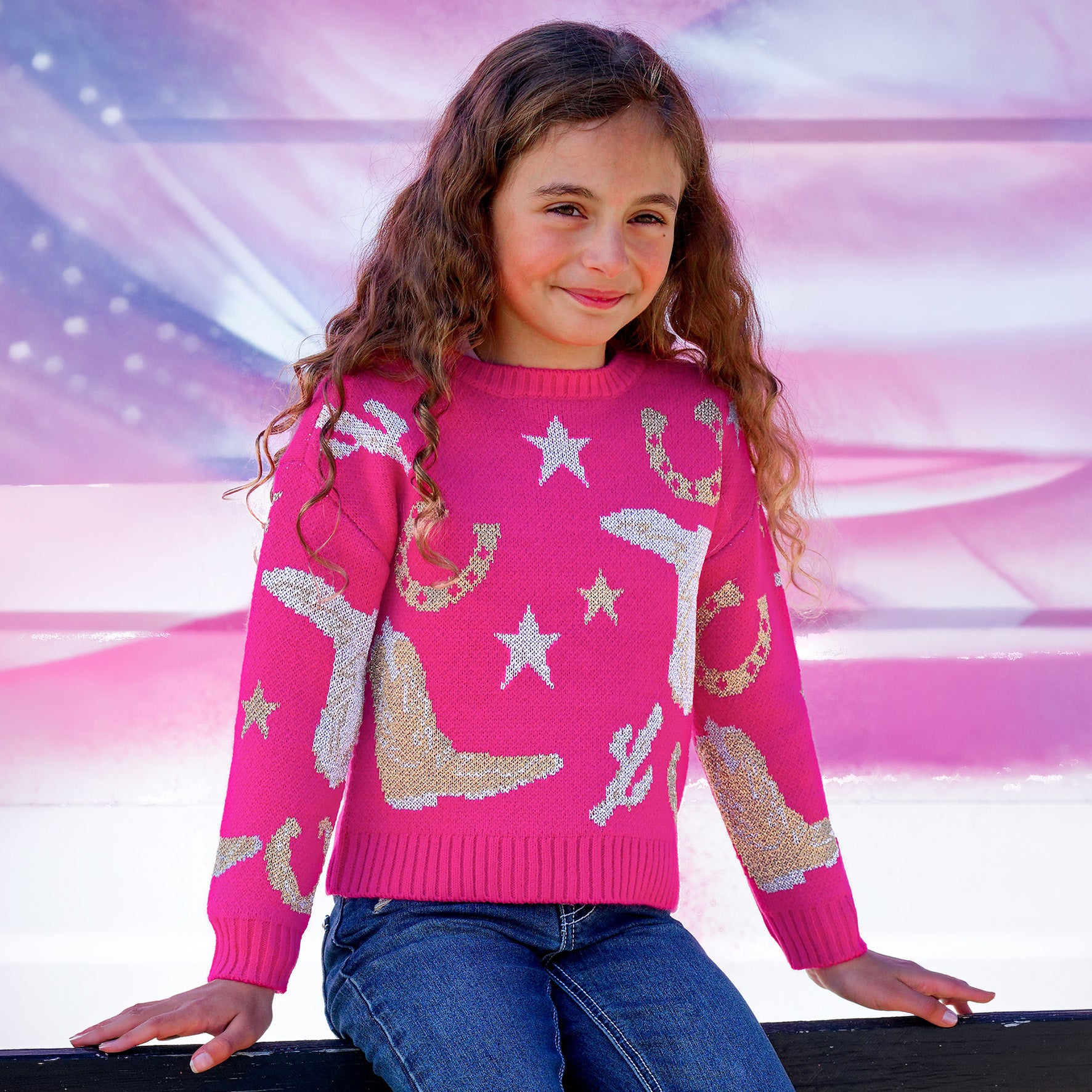 C-Pure Western Girls MarcyJumper(10 Pink)