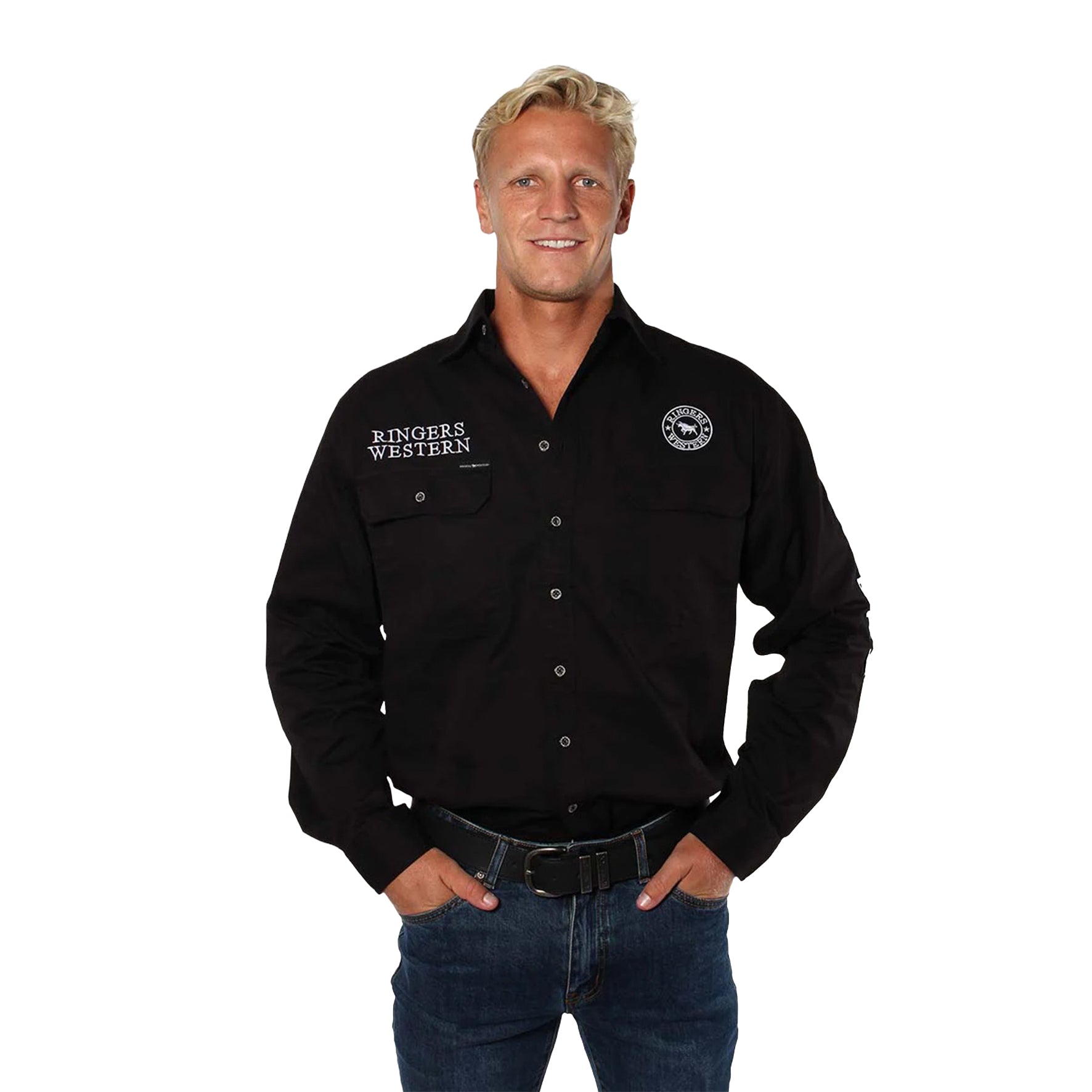 C-Ringers Hawkeye FB Shirt (XL Black/Wht)