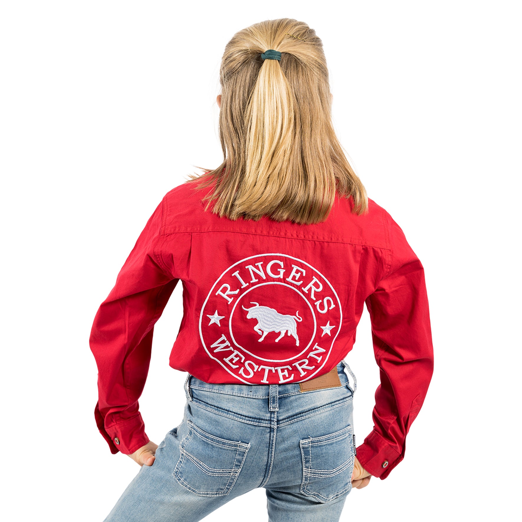 C-Ringers Jackaroo FB Shirt (8 Red/Wht)