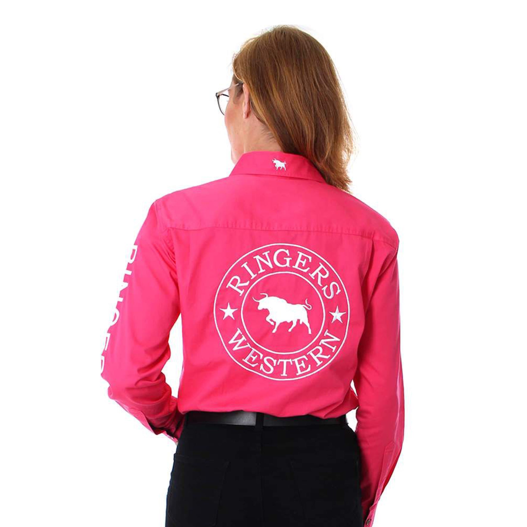 C-Ringers Jillaroo FB Shirt (14 Mel/White)