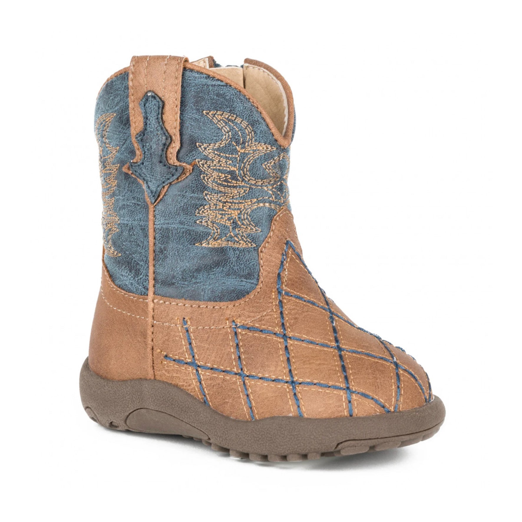 C-Roper Infant CowbabyCrosscut(1 Tan/Navy