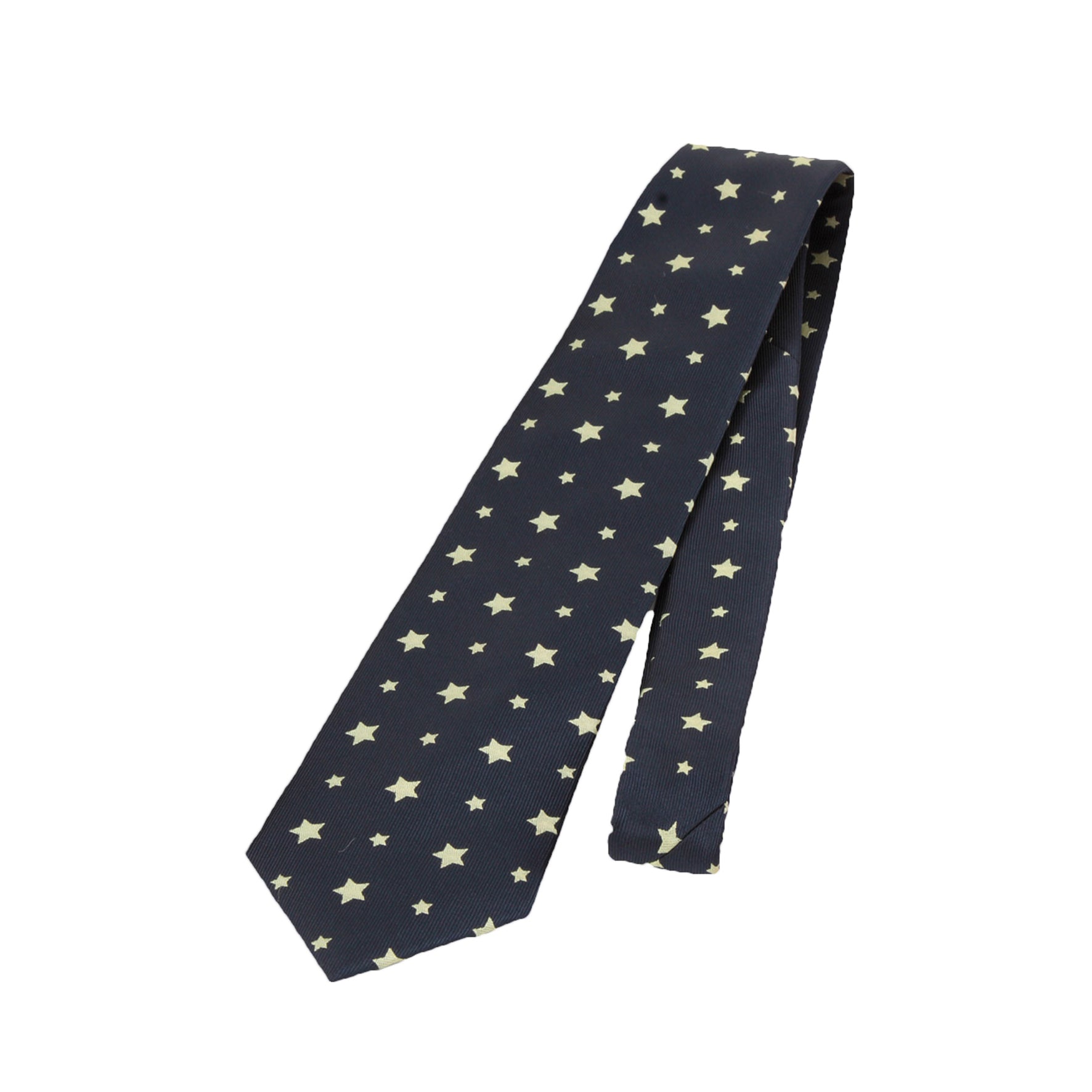 C-Shires Show Tie (Navy/Gold Star)%