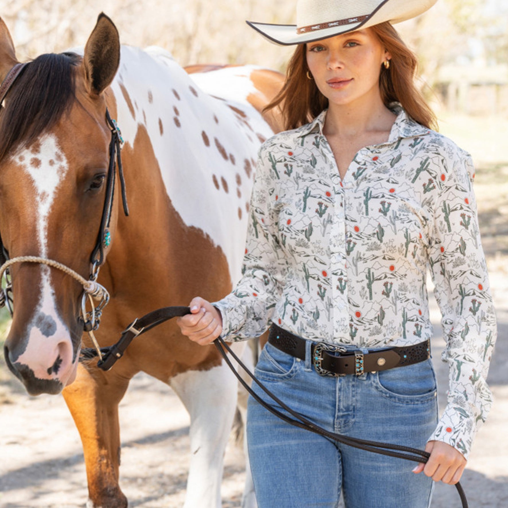 C-Wrangler Womens Sadie Long Sleeve Shirt (16)