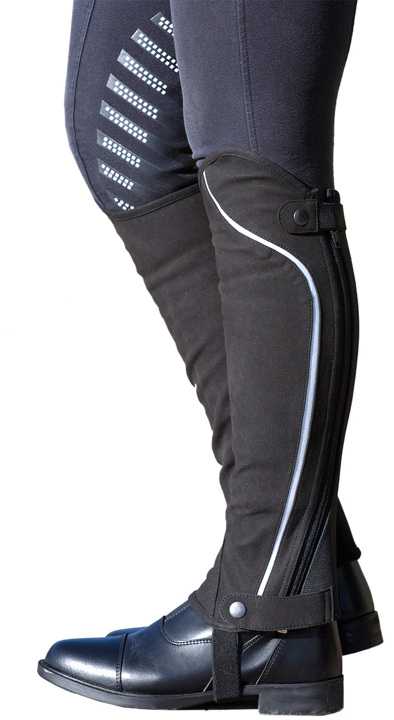 Cooper Allan Reflective Chaps (XL Blk)%